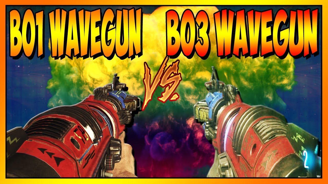 OLD WAVEGUN vs NEW WAVEGUN ON ROUND 50 - Call of Duty Zombies BO1-BO3