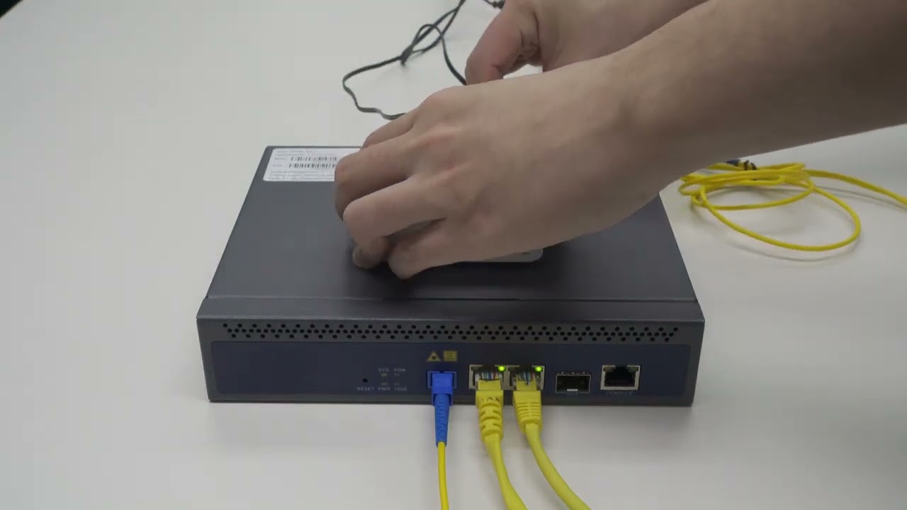 How to configure OLT