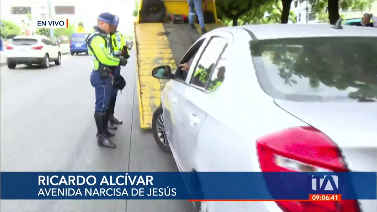 La ATM realiza controles de revisión vehicular y matriculación en Guayaquil
