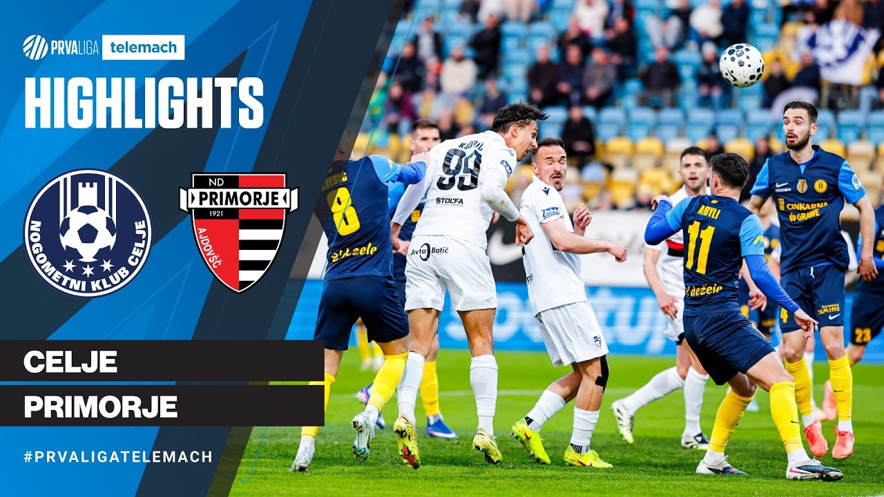 Celje 5-1 Primorje | 27. krog 2025/26 #PrvaLigaTelemach