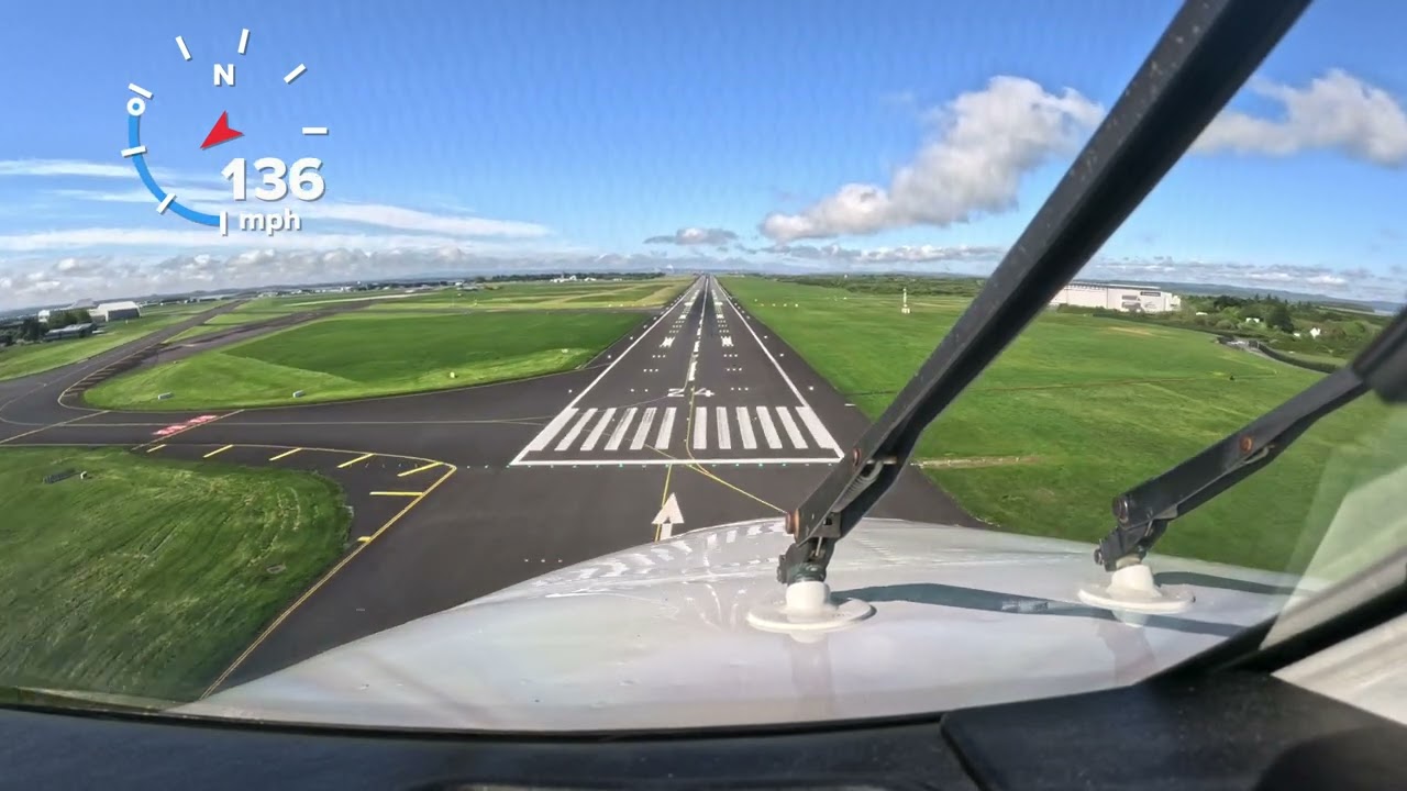 Beech 200 King Air Arrival Shannon EINN on a stunning May morning.