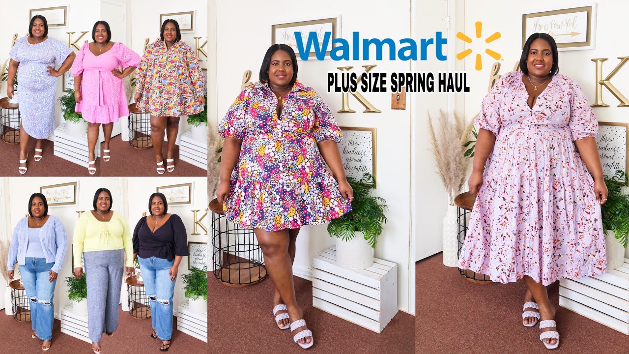 WALMART PLUS SIZE TRY ON HAUL | PLUS SIZE SPRING FASHION