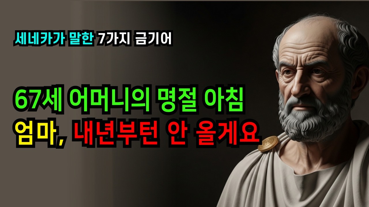세네카가 경고한 자식에게 절대 하면 안 되는 말 7가지 | 