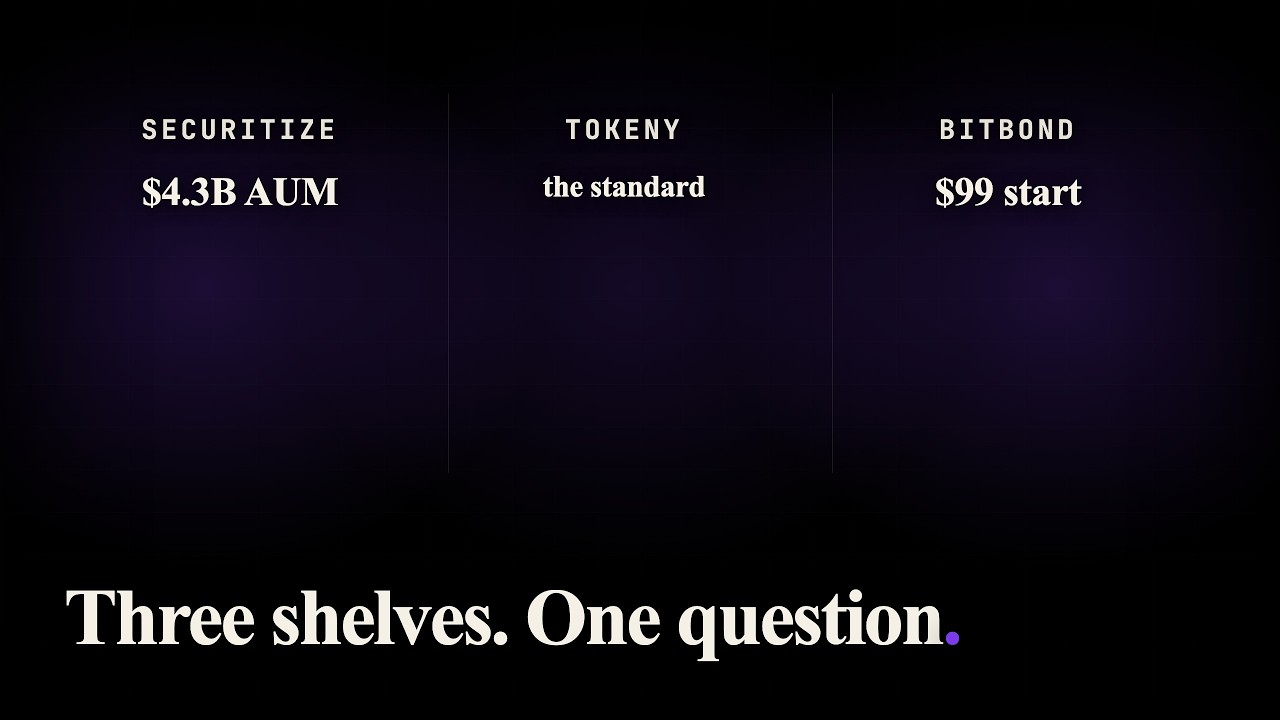 Securitize vs Tokeny vs Bitbond: Which Tokenization Platform Wins in 2026?