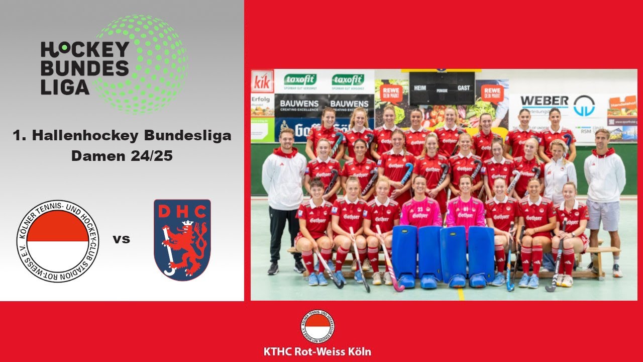 Rot-Weiss Köln - Düsseldorfer HC - 1. Hallenhockey Bundesliga Damen