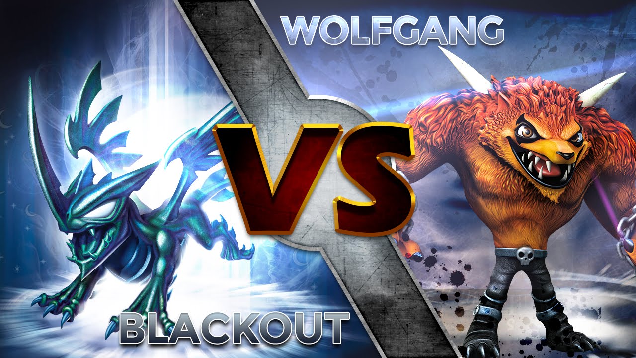 Skylanders Trap Team - Blackout VS Wolfgang