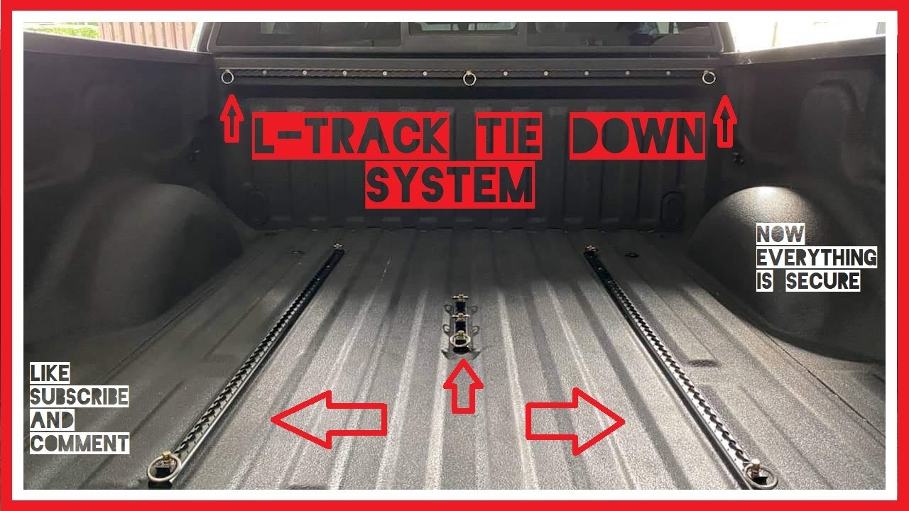 L-Track System in a truck bed