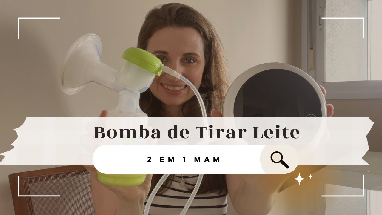 BOMBA DE TIRAR LEITE 2 EM 1 MAM
