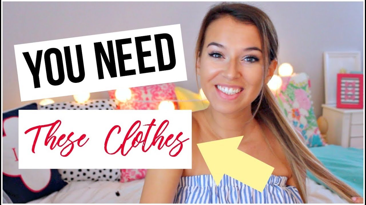 College Clothing Essentials: What You NEED to pack!