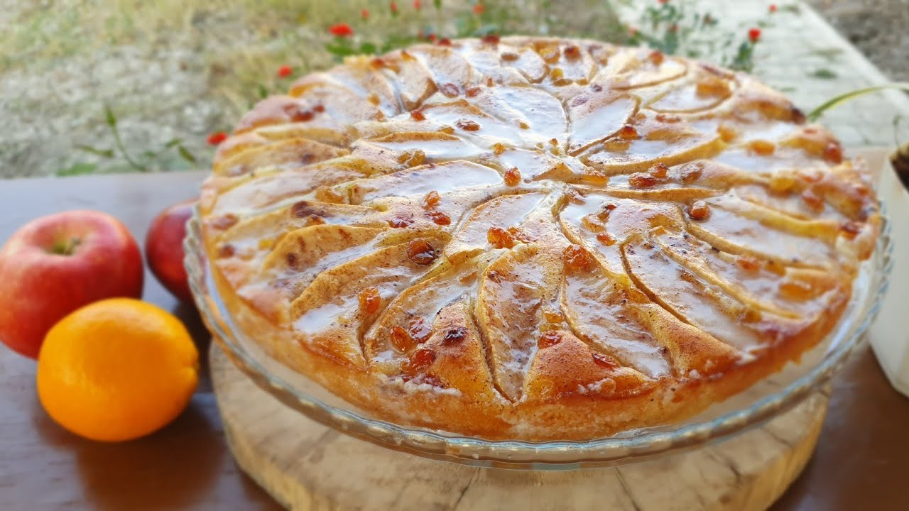 🍎СУПЕР ВКУСНЫЙ ЯБЛОЧНЫЙ ПИРОГ из домашних ингредиентов | ВКУСНЫЙ ЯБЛОЧНЫЙ ПИРОГА | Как приготовит...