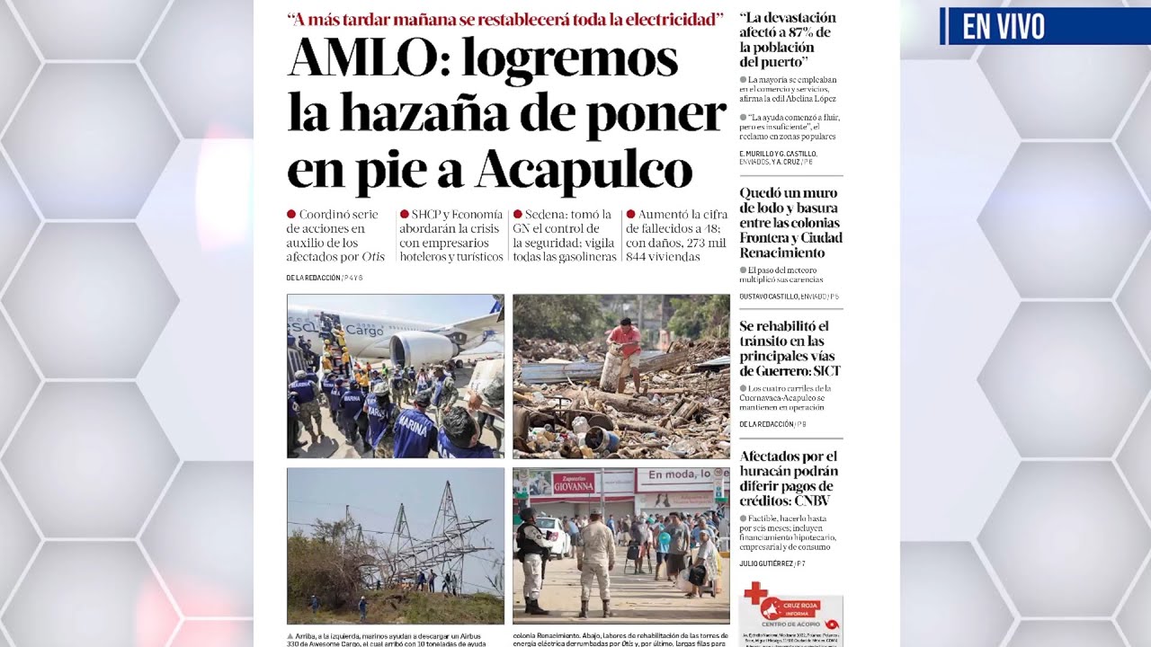 LECTURA DE TITULARES NACIONALES Y REGIONALES #EnCorto #NoticieroDigital #video