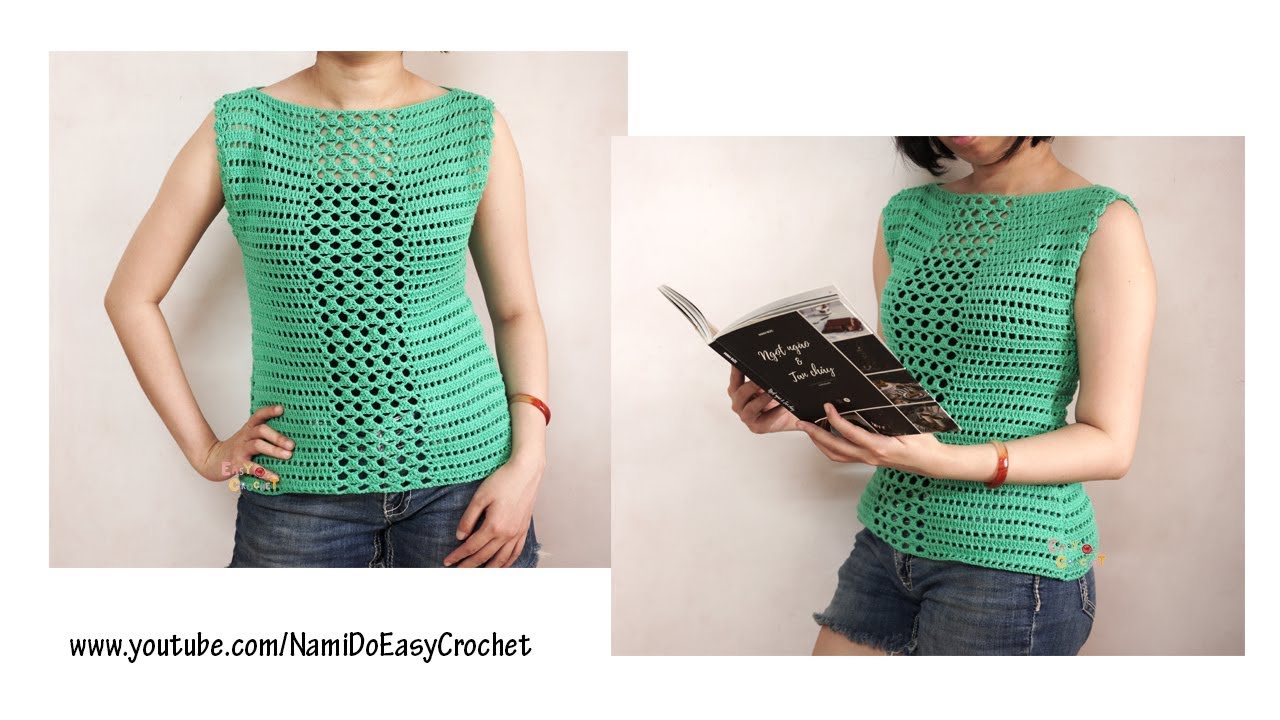 Easy Crochet for Summer: Crochet Tank Top #02