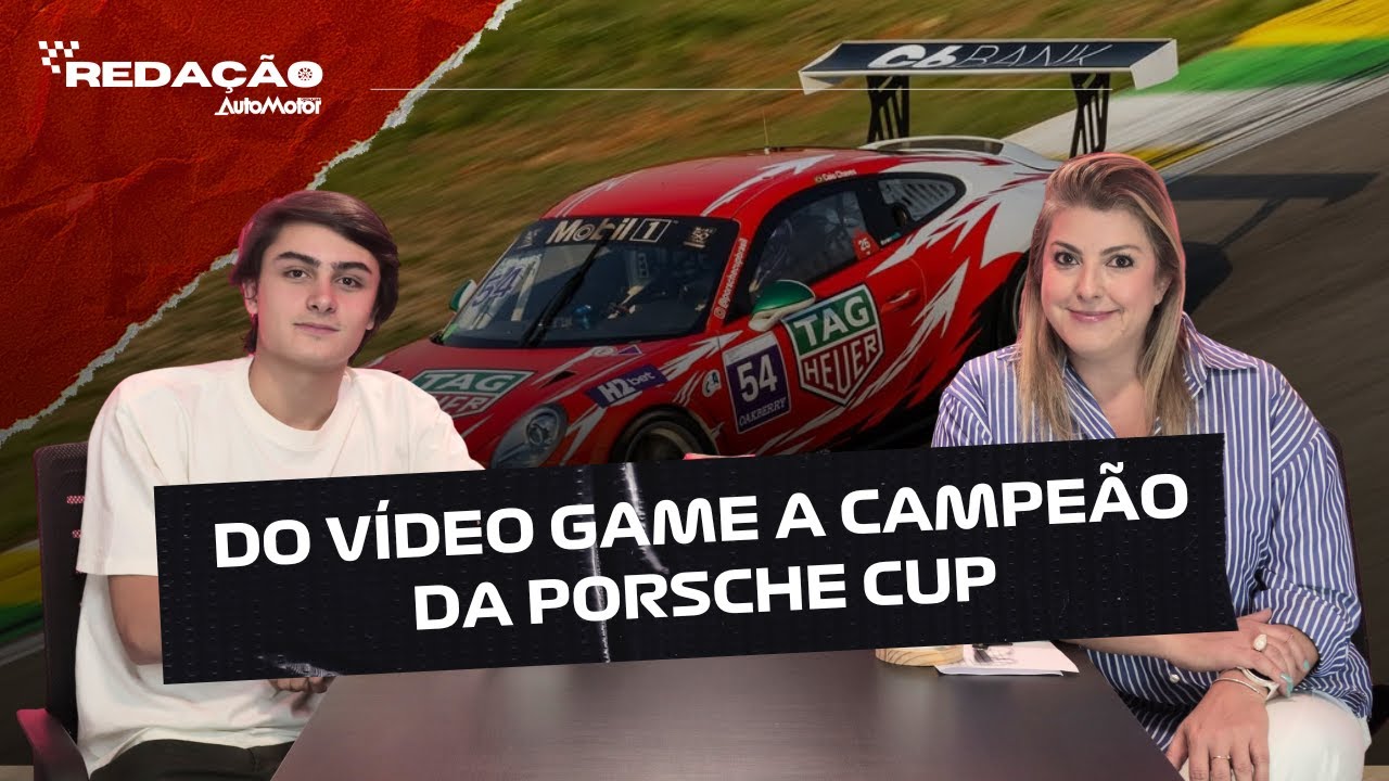 CAIO CHAVES COMEÇOU COM TUDO E JÁ A BORDO DE UM PORSCHE