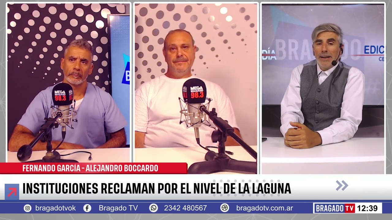 INSTITUCIONES RECLAMAN POR EL NIVEL DE LA LAGUNA