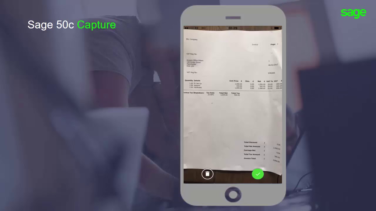Sage - Introducing 50c Capture app