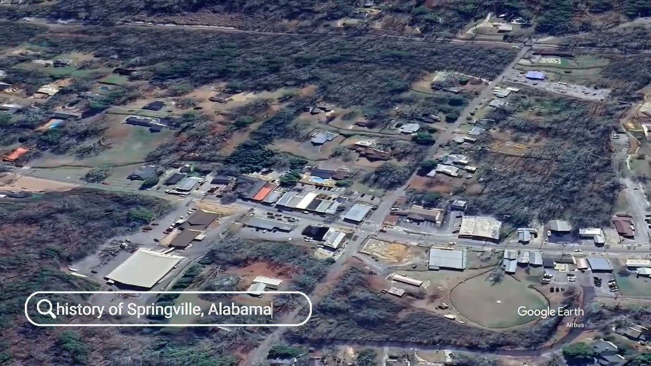The history of Springville, Alabama