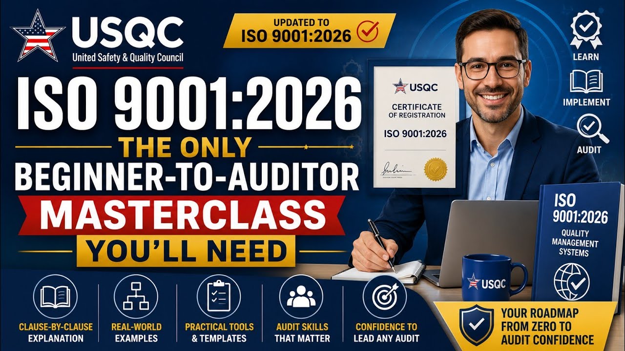 ISO 9001:2026 - The Only Beginner-to-Auditor Masterclass You&rsquo;ll Need