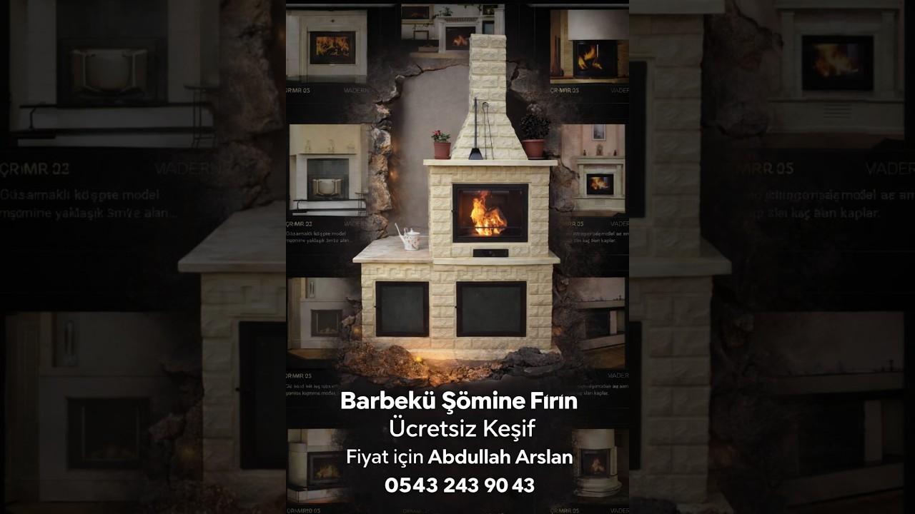 GAZİPAŞA BARBEKÜ ŞÖMİNE FIRIN İŞLERİNİZ İTİNA İLE YAPILIR ABDULLAH ARSLAN 0543 243 90 43