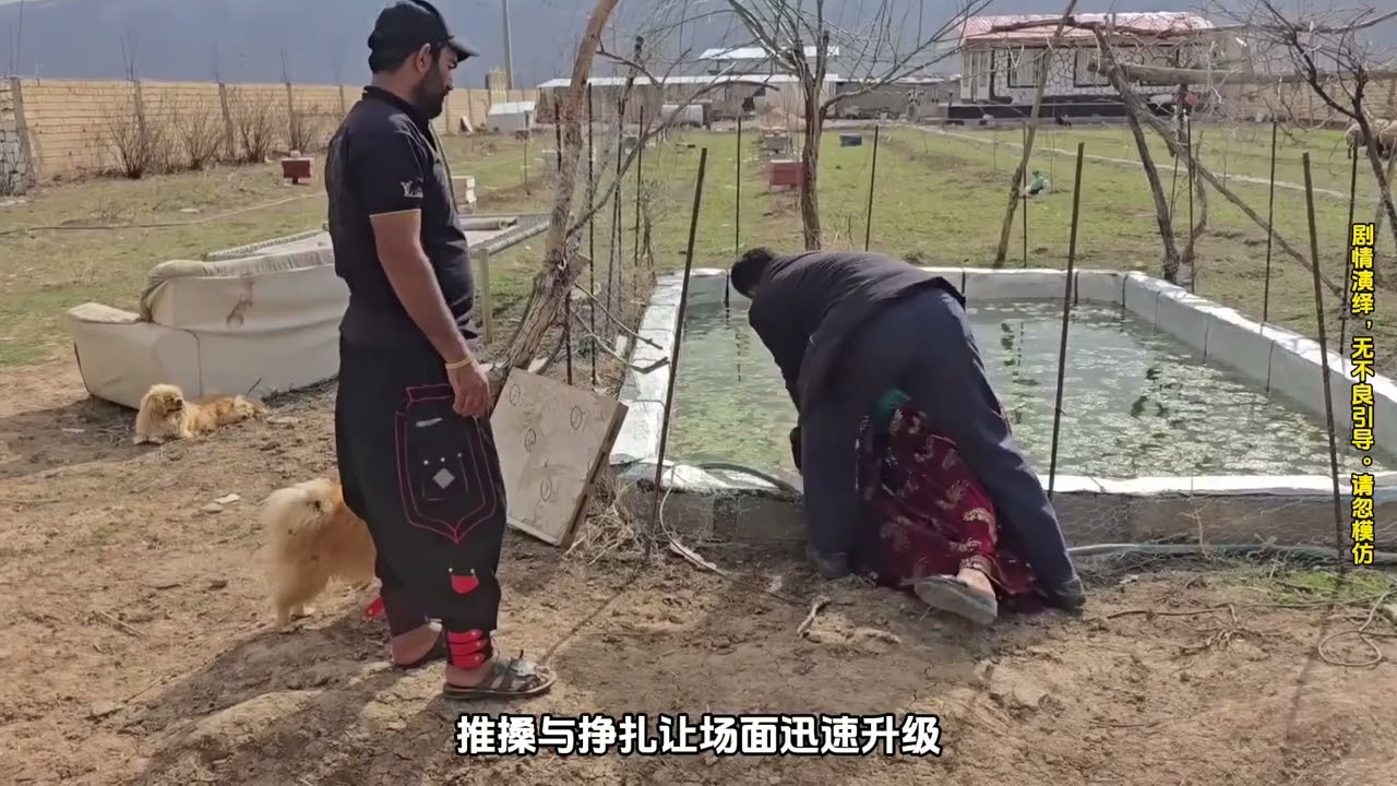阿丽玛吵着闹着要公公阿里出钱给她做眼部手术，结果阿丽玛又被米拉德父子暴揍