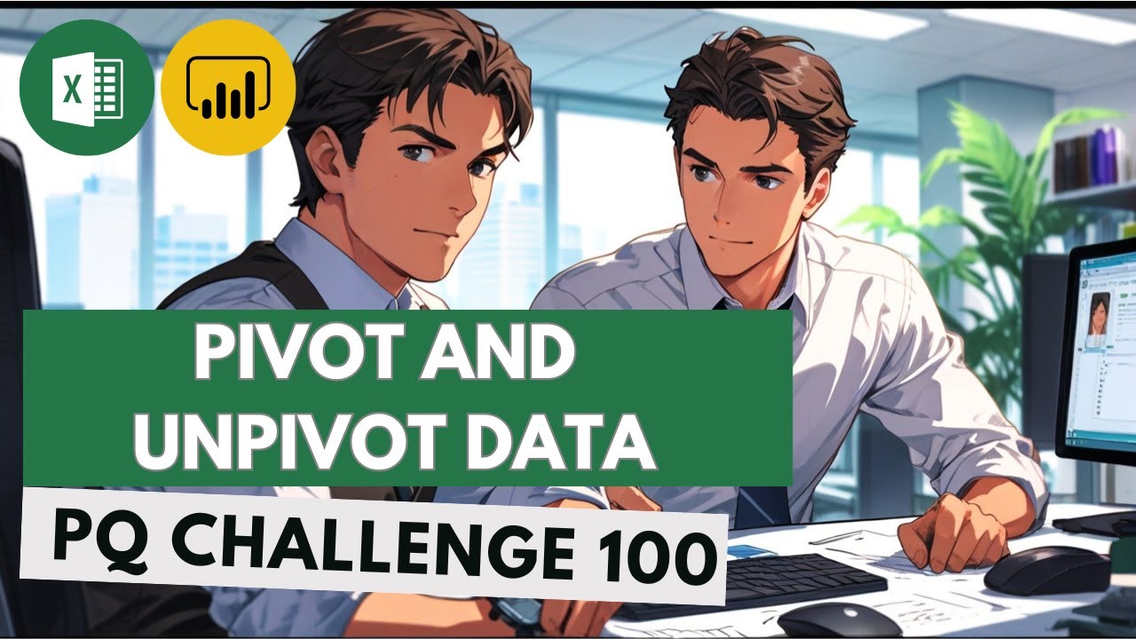 How to Reshape Tables Without Coding Like a PRO! - Power Query Challenge 100