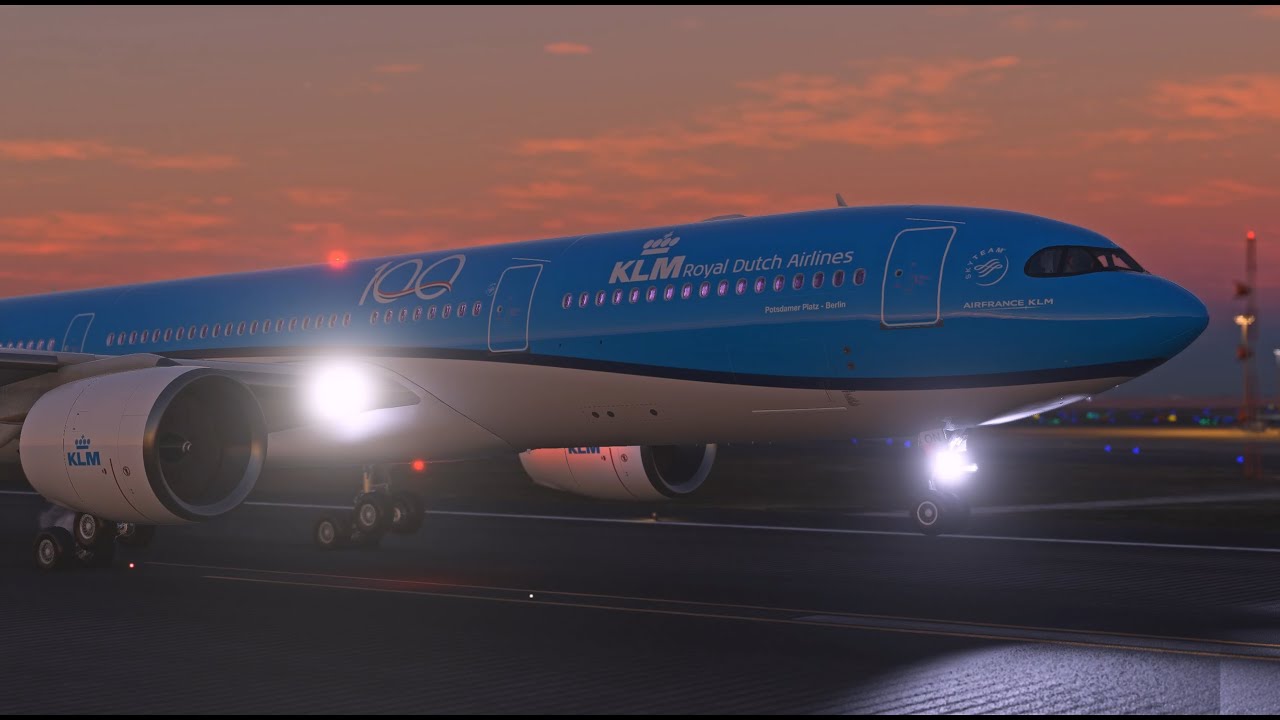 KLM A330-900 at Tokyo Haneda International Airport in MSFS 2020