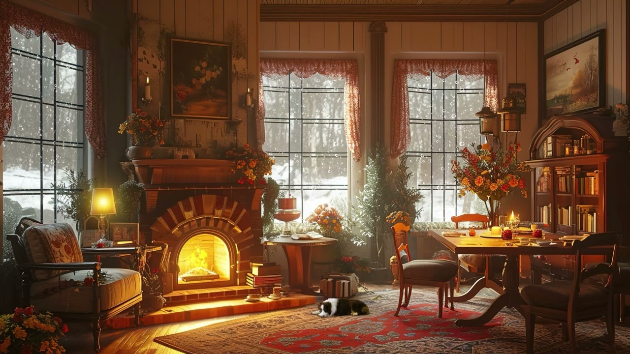 Relaxing & Jazz☕January Smooth Jazz Instrumental Music & Delicate Bossa Nova for Positive your moods