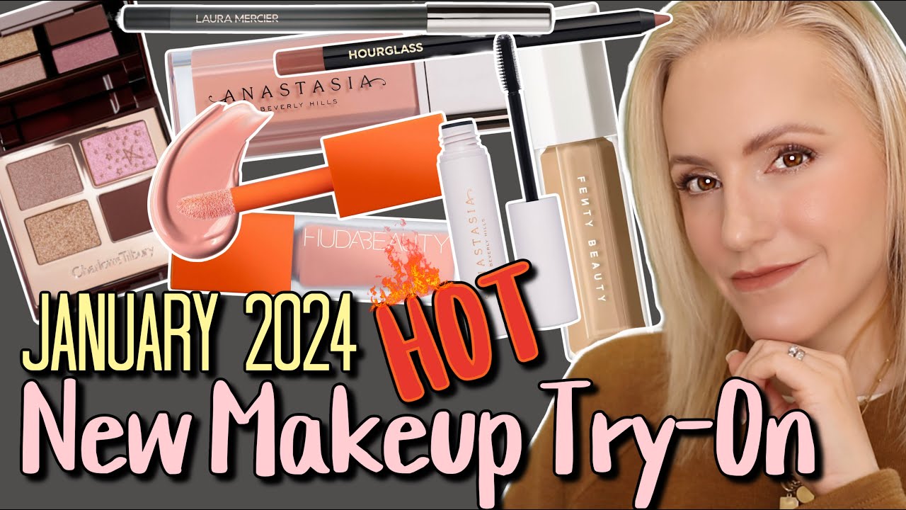 Hot New Makeup Try-On | JANUARY 2024 | Over 40