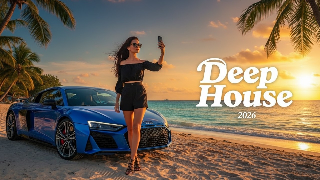 Deep House Summer 2026 🌴 Luxury Sunset Highway & Supercar Tropical Night Drive