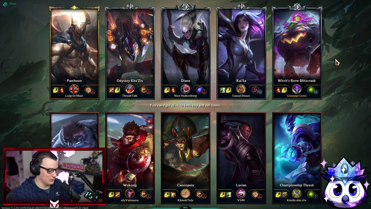 CHALLENGE AZ - GRABBIAMOLI TUTTI - League of Legends Gameplay Blitzcrank Support #85 ITA