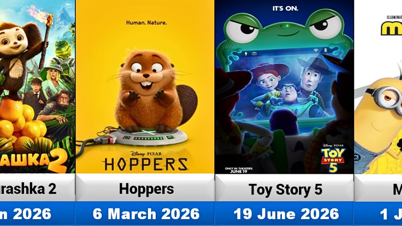 New Upcoming Animation Movies of 2026