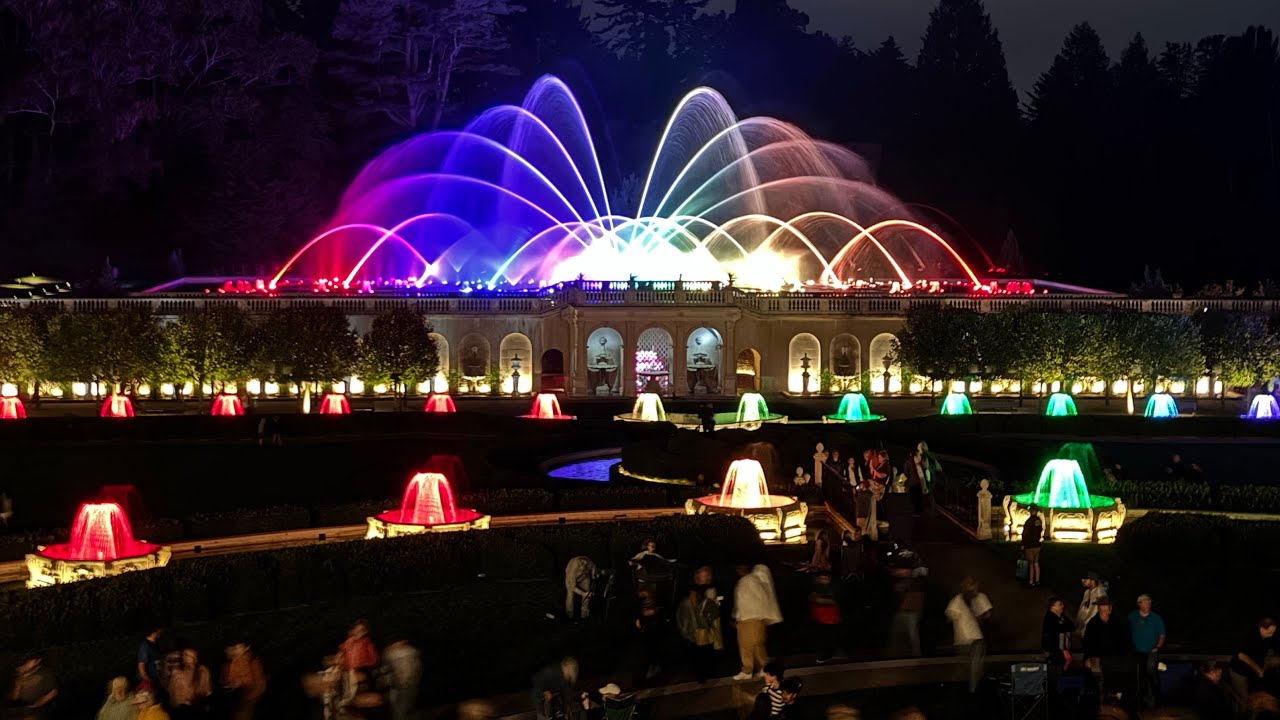 Longwood Fountain Show 10/20/25 featuring the music of David Bowie