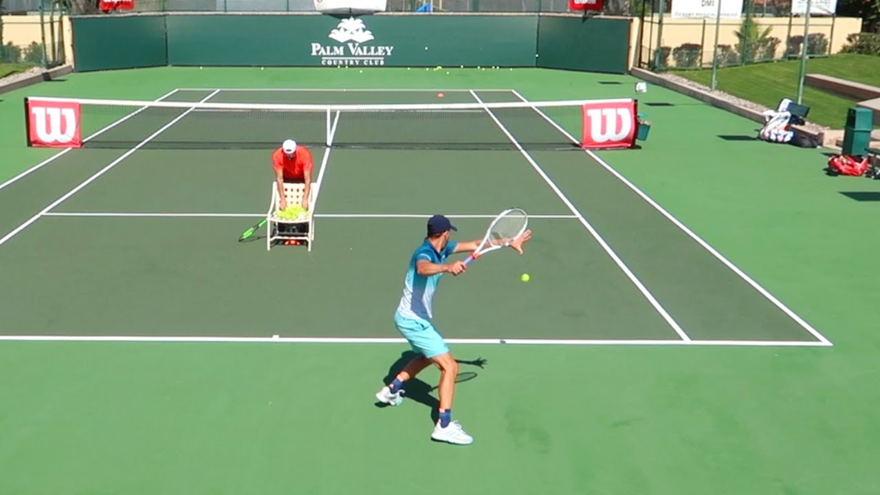 Dominic Thiem Basket Drills  - ATP Tennis Training