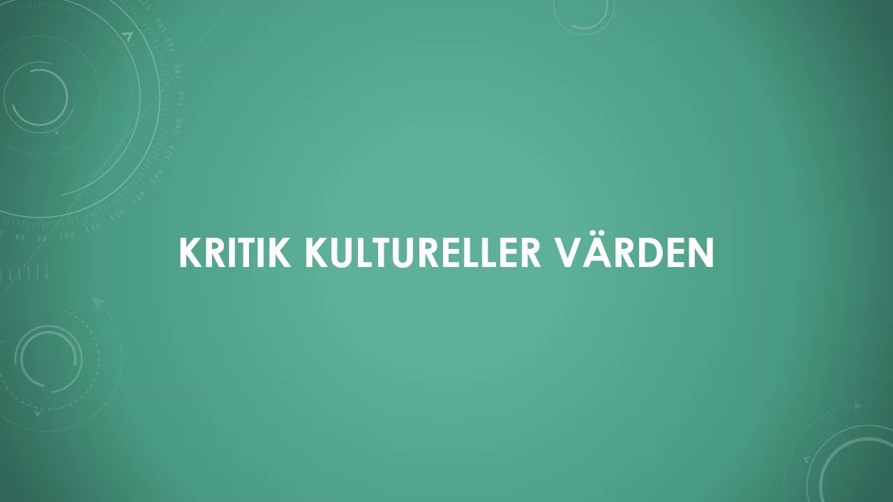 Kritik kultureller värden