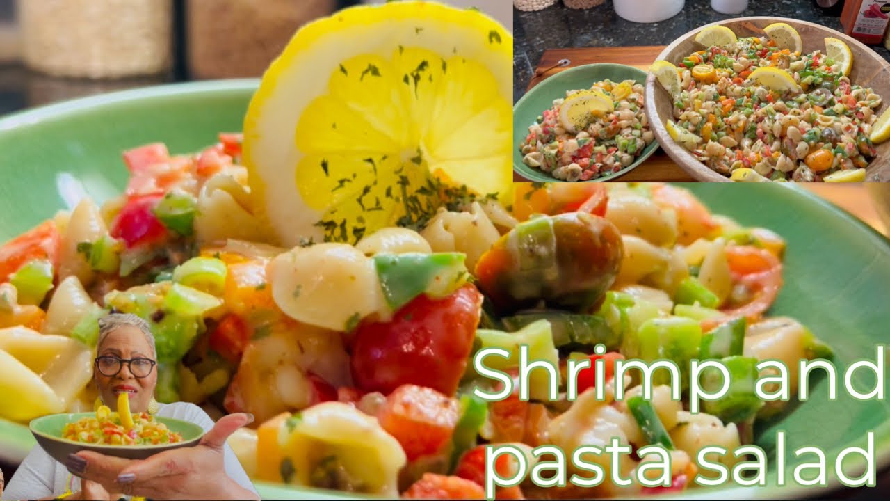 Shrimp and pasta salad(delicious!)