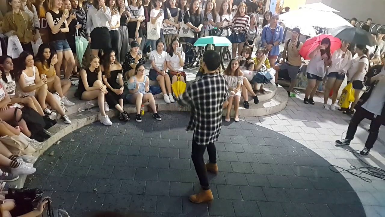 [DOB 디오비 김태유] GD 태양 ☆GOOD BOY☆ 커버안무 홍대댄스버스킹 20170823수 [Hongdae Kpop Street Dance]