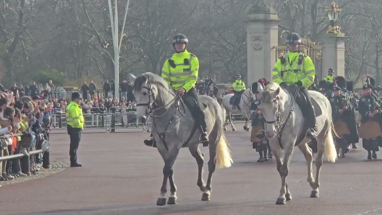 British guards procession horse parade Buckingham Palace 2026