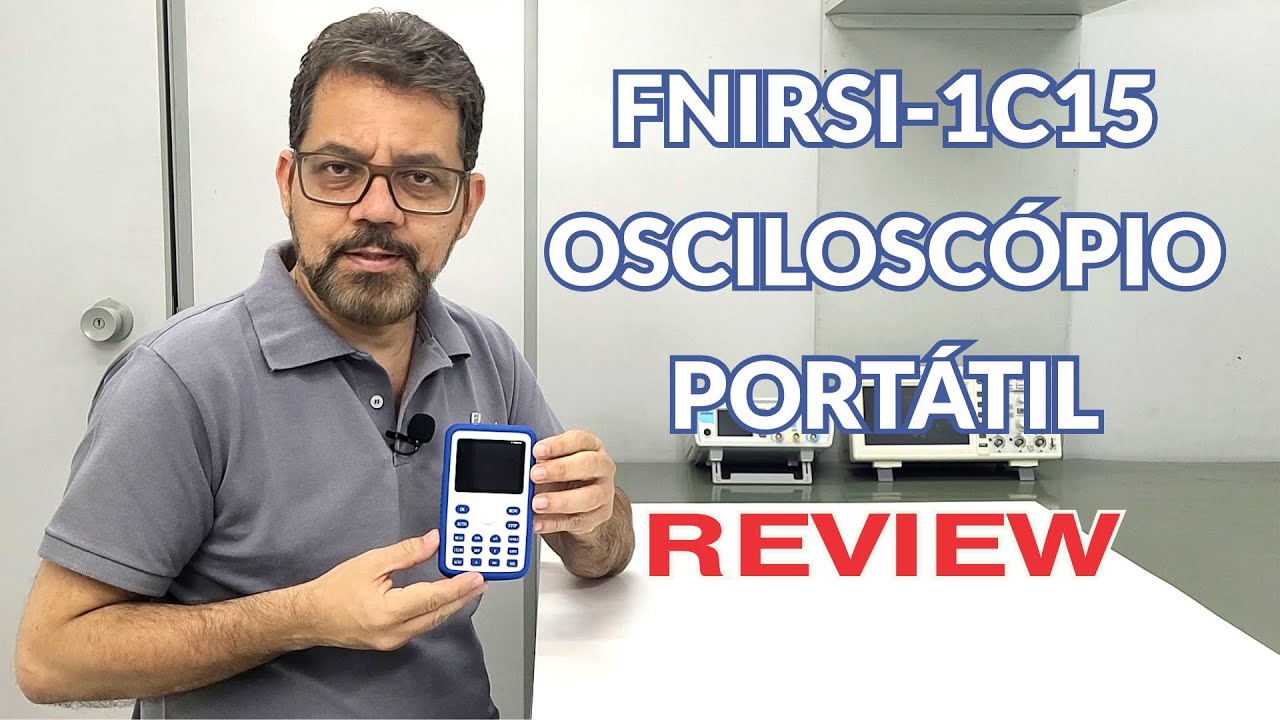 Osciloscópio portátil FNIRSI 1C15 Review