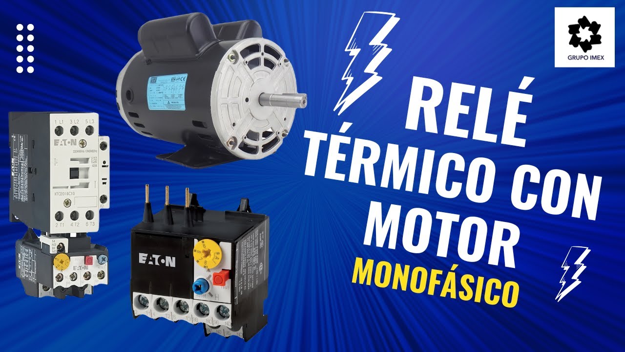 ⚡ Cómo Conectar un Relé Térmico a un Motor Monofásico🛠️ ¡Paso a Paso! #automatizacion #electrical