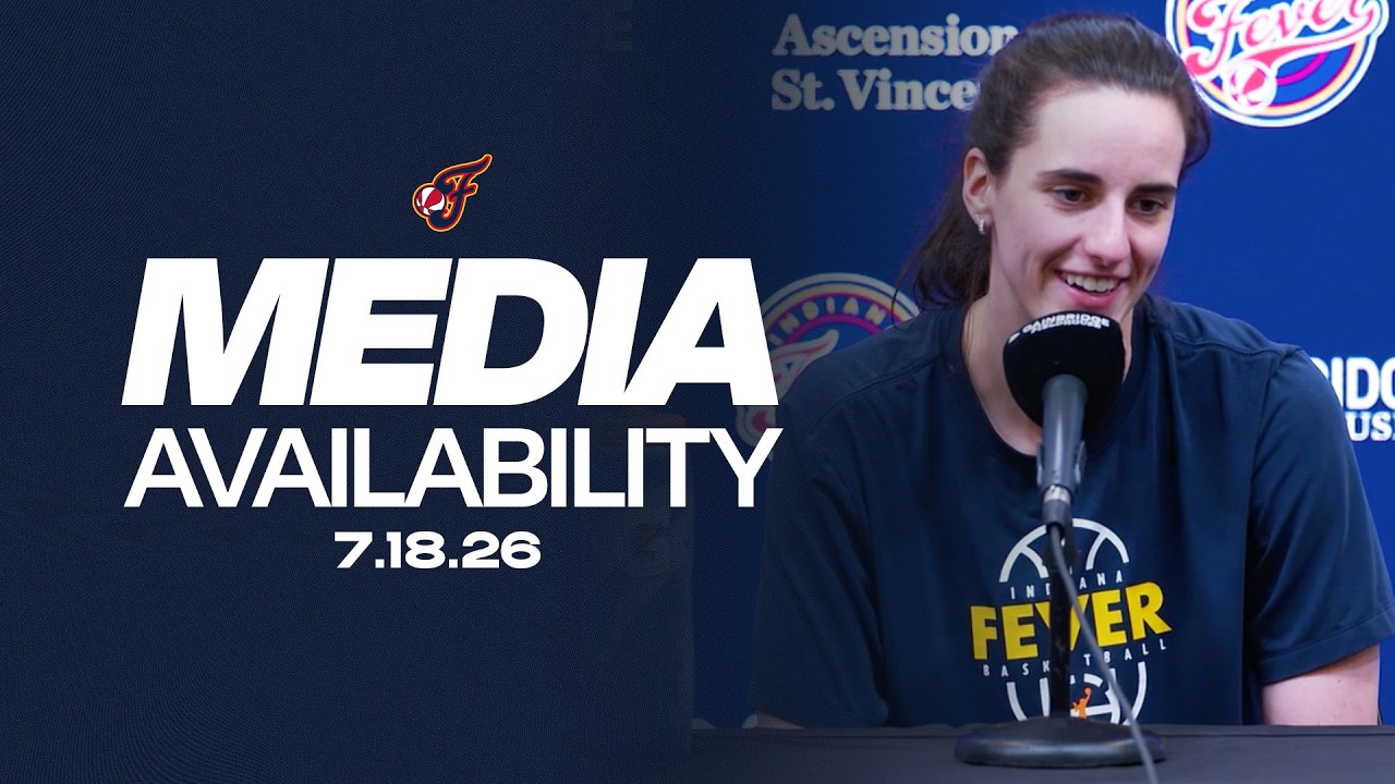 Caitlin Clark Pregame Media Availability vs. New York Liberty | July 18, 2026