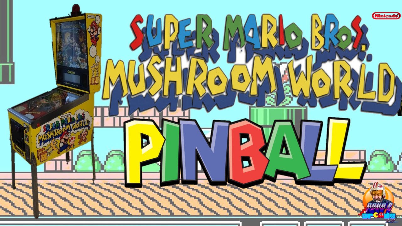 Пинбол-автомат Super Mario Bros. Mushroom World - Gottlieb, 1992 - Наконец-то я его раздобыл!!!!!