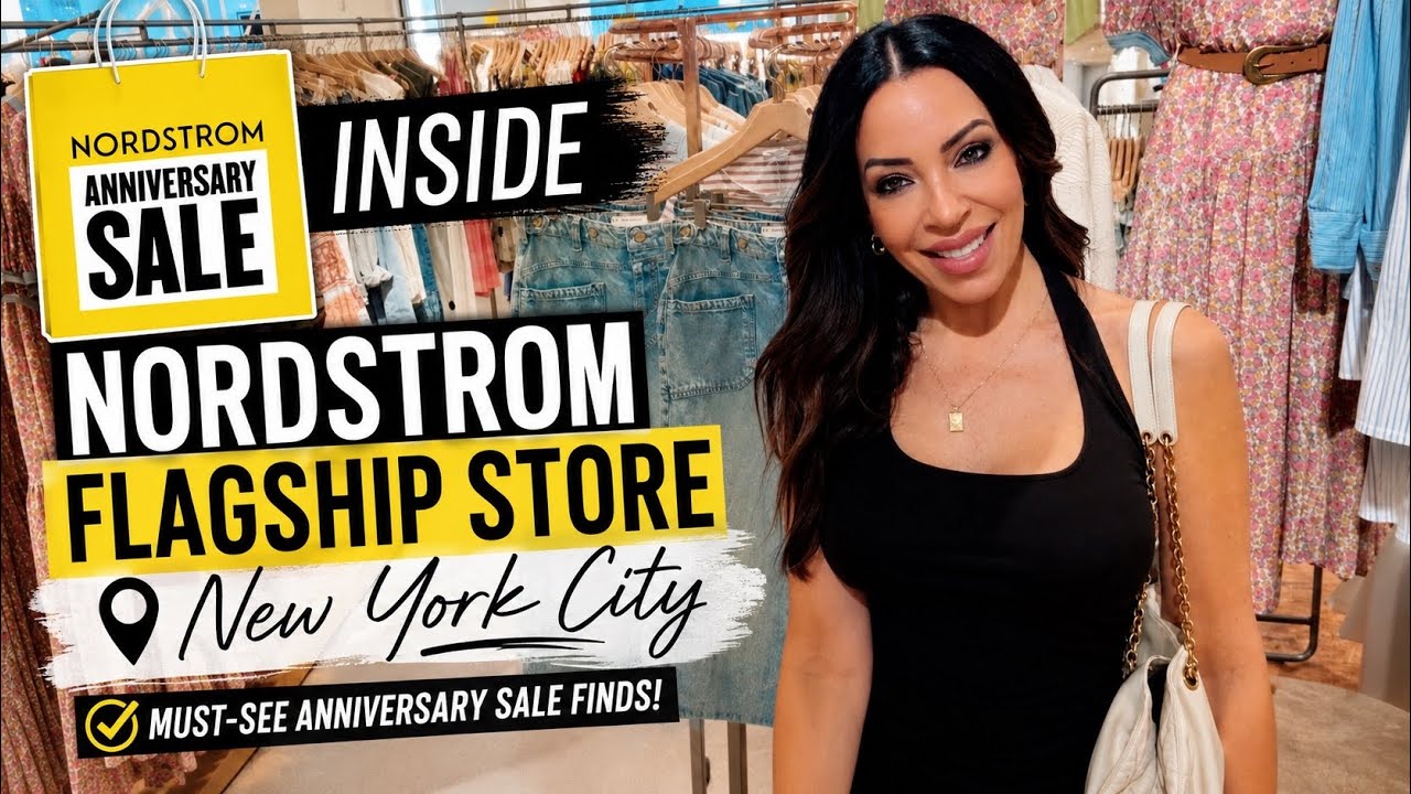 Находки с юбилейной распродажи Nordstrom: примерка в магазинах Нью-Йорка и примерка дома.