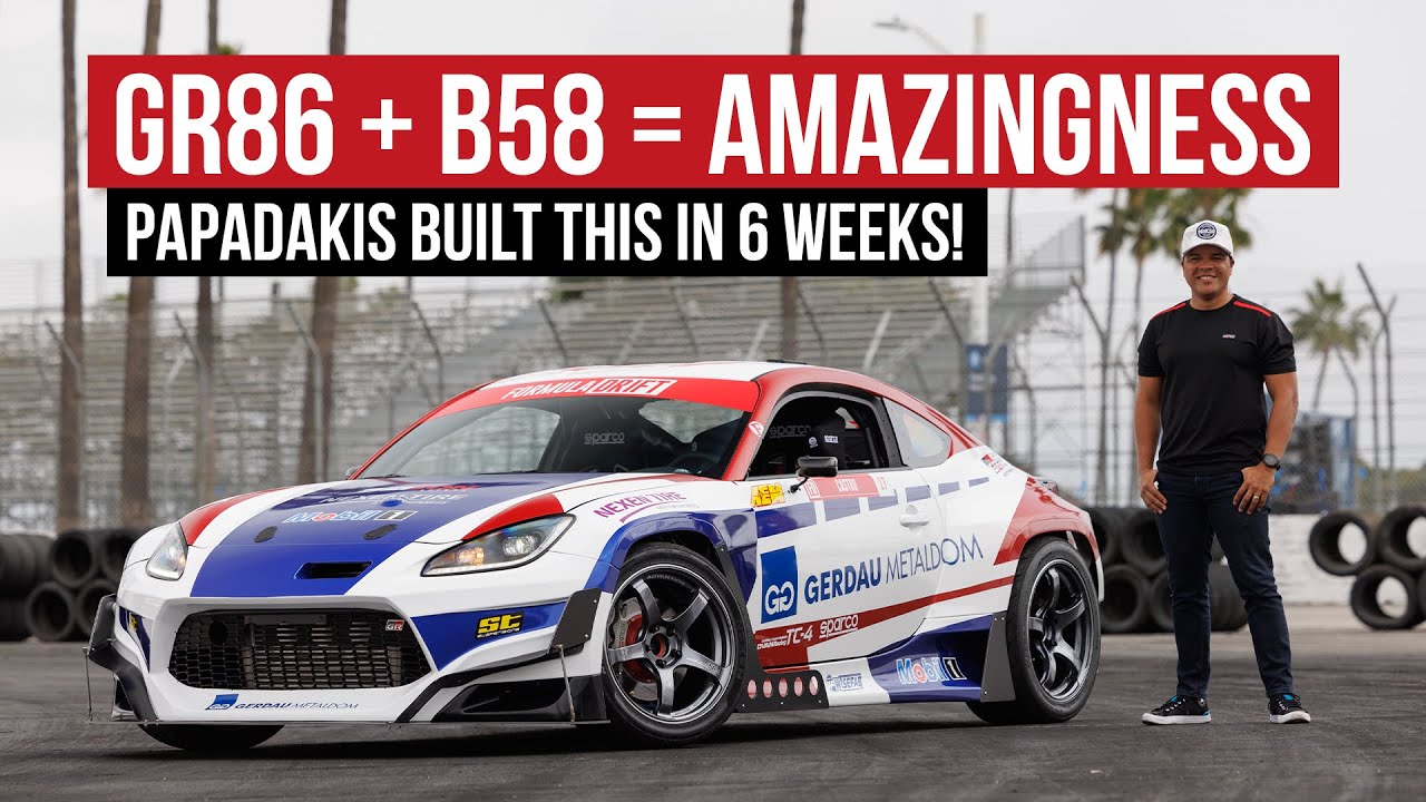 B58-Swapped Toyota GR86: Jhonnattan Castro's Newest Formula Drift Machine