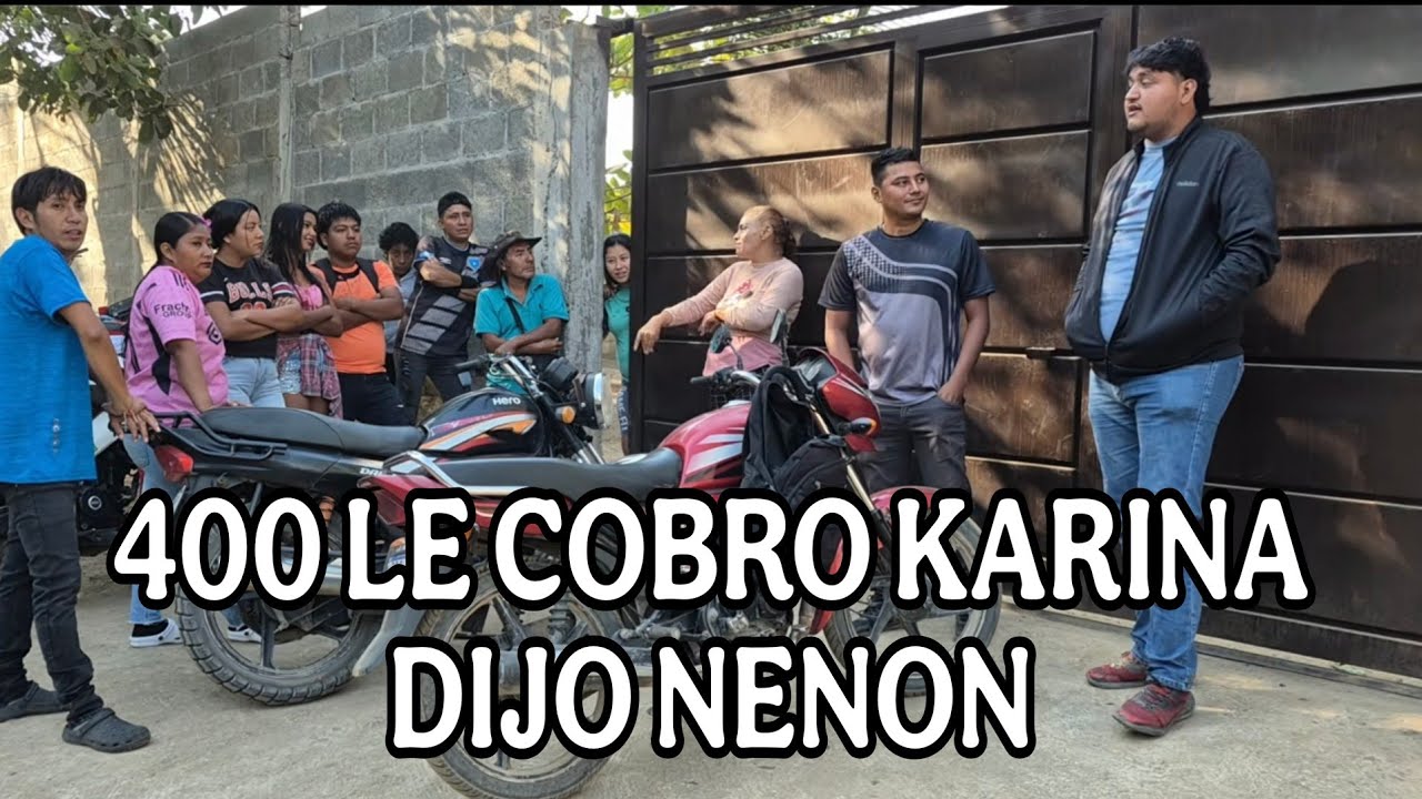 NENON se gasto la ganancia de su negocio para pag4rl3 a KARINA la Ch!m#d5