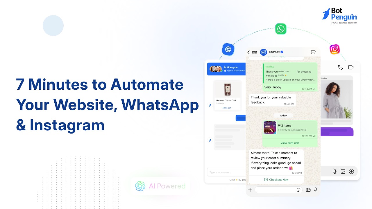 How to Scale Your Customer Support, Marketing & Sales 24/7 Using AI | BotPenguin