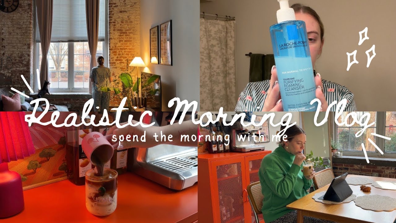 Realistic Morning Vlog 🌟 Skincare | Coffee | Aerie Haul @Aerie @breville 