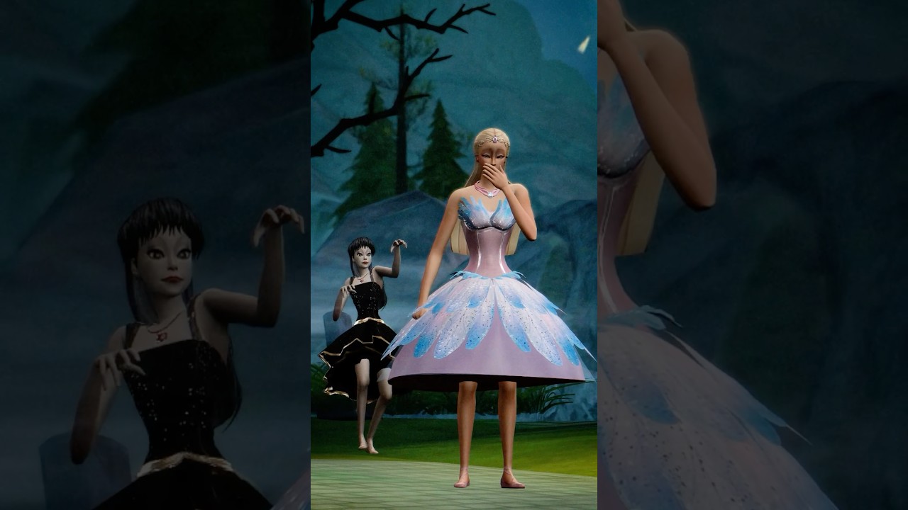 I created My Own CCs in the sims4😘 #thesims4 #odile #barbie #swanlake