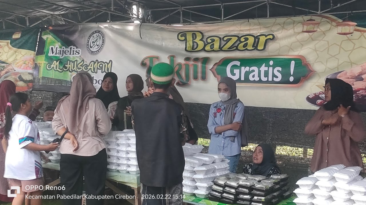 BAZAR TAKJIL GRATIS SELAMA BULAN RAMADHAN ‼️BORONG 70 PEDAGANG