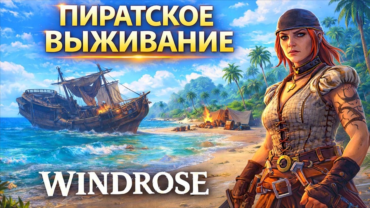 WINDROSE ➤ ВЫЖИВАНИЕ ЛЮСЬКИ ПИРАТКИ - СПАСЕНИЕ КОМАНДЫ