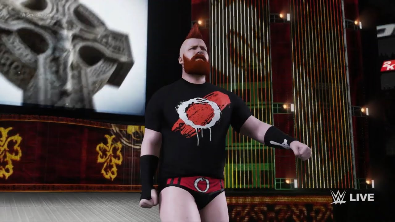 WWE 2K18 PS4 : Sheamus : Entrée.Enchainement De Coup.Coup Special.Finisher.OMG