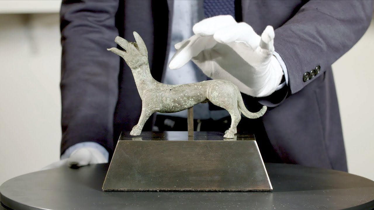 A Roman Dog Statue Found by Metal Detectorists | Christie's